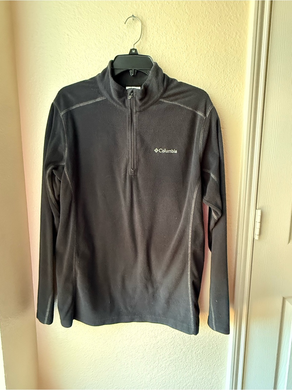 Columbia Black Half-Zip Performance Fleece Pullover